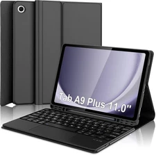 Galaxy Tab A9 Plus Case with Keyboard, Touch Keypad for Samsung A9+ Tablet 2023,