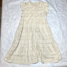 Grade & Gather Floral Ruffle Midi Dress Women Small Black Cottagecore Romantic