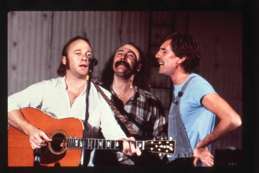 Crosby Stills Nash No Nukes singing in concert Original