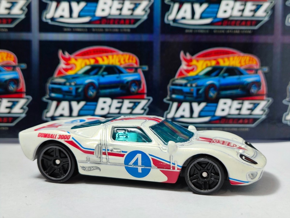 Hot Wheels 2021 Ford GT-40 White #4 Loose (Promo Combine Shipping