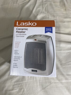 Lasko 1500W Electric Ceramic Space Heater，Adjustable