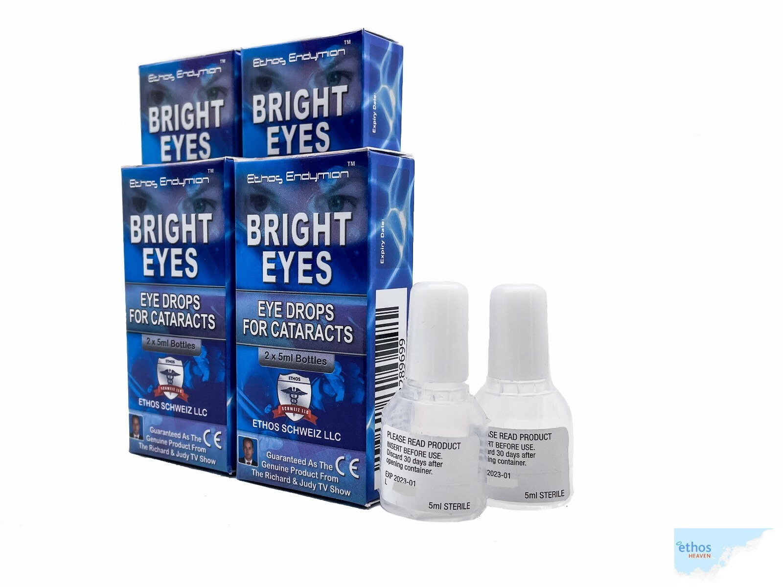 Bright Eyes NAC Ethos Eye Drops for Cataracts 4 Box 40ml Best Seller