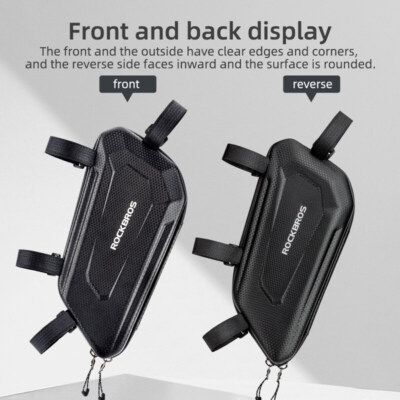 Motorcycle Tool Bags EVA Shell Hard Triangle Frame Storage Side Packs Zipper1.5L