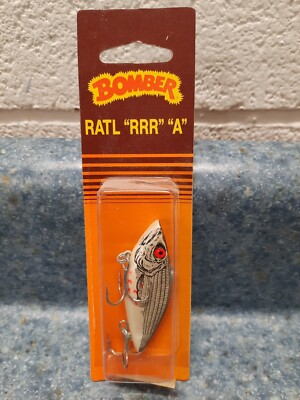 Bomber Ratl RRR A Rattletrap 1/4oz Made In 1980s 2R Rattle RRR A RARE Vintage!  