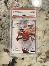 2023 Prestige Bijan Robinson RC PSA 10