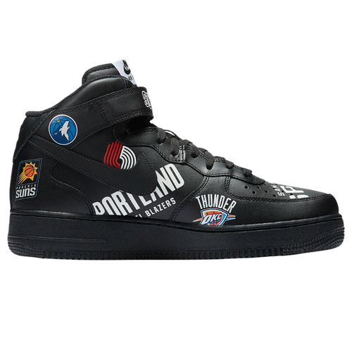 Nike Air Force 1 Mid '07 x Supreme Black 2018