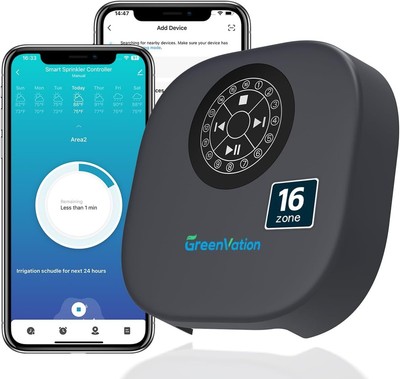 Smart Sprinkler Controller 16-Zone/Station Irrigation System APP Remote Control
