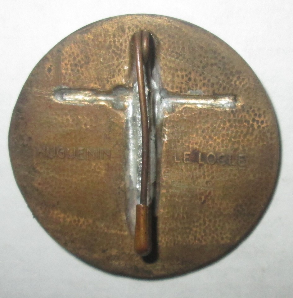 Pin's Vintage Suisse - Insigne Armoiries Rouge Blanc Or - Fabrication Suisse