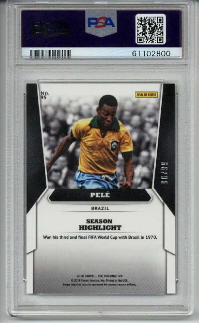 PSA10 ペレ PELE パニーニフットボールリーグ　PFL PSA10 ペレ PELE パニーニフットボールリーグ PFL - メルカリ