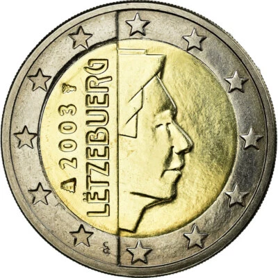 [#722484] Luxembourg, 2 Euro, 2003, TTB, Bi-Metallic, KM:82 - Photo 1/2