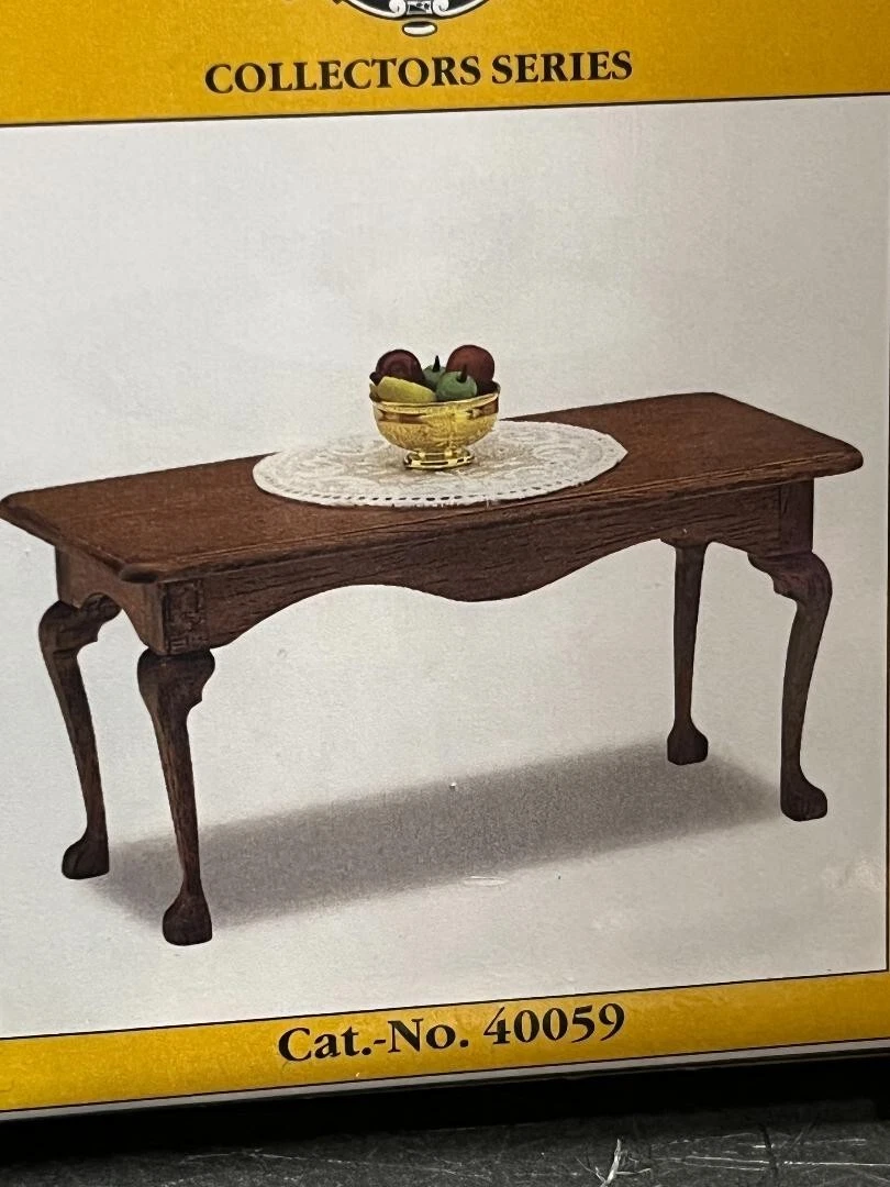 Dollhouse Miniature Chippendale Sofa Table Kit 1 12 inch scale DD Mini Mundus