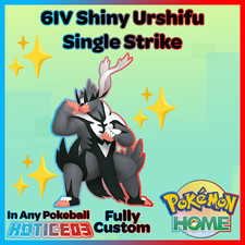 ✨Shiny Single Strike Urshifu 6IV✨ Pokemon Scarlet & Violet 🚀Fast Transfer🚀