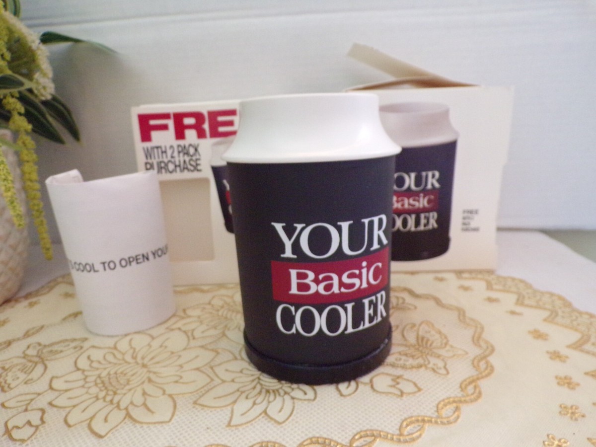 Koozie Cup Insulated Foam and Plastic Basic Cigarette Cooler Advertisement  USA