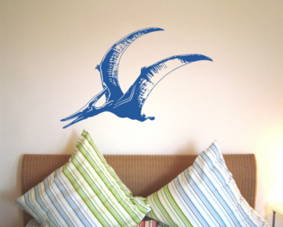 Samunshi Wandtattoo Pteranodon Kinderzimmer Flugsaurier XXXL Wandaufkleber