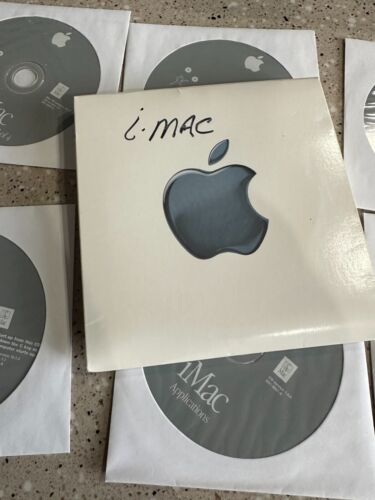 Vintage Apple iMac OS X OS 9.2.2 & 10.1.3 Install Restore Discs 2002 Set - Picture 1 of 3
