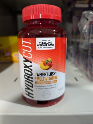 Hydroxycut Gummies 90ct Weight Loss + Multivitamin *Free Shipping** EXP 8/2026