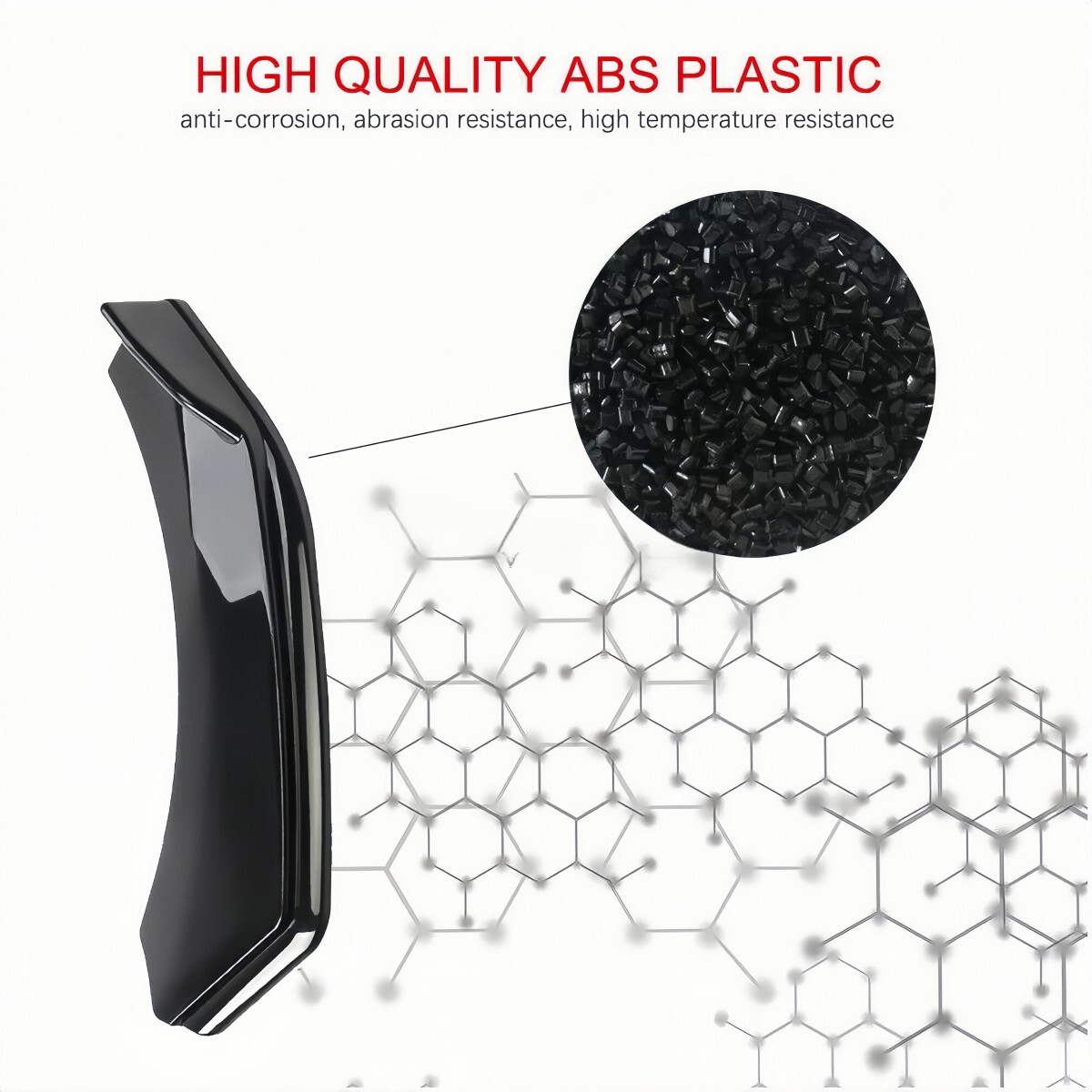 Front Bumper Lip Spoiler Splitter For Audi A4 B9 S4 Sedan 2017-2019 Glossy Black