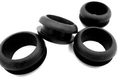 Rubber Grommet - Fits 1'' Hole, 1/4'' Panel, Has 7/8'' ID - Durable! Free Shipping!