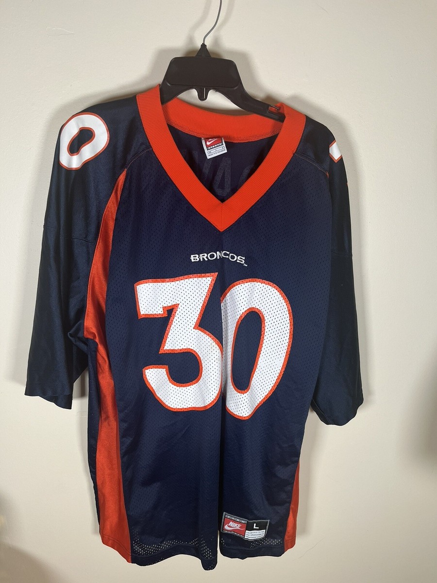 Vtg Nike Terrell Davis Denver Broncos Jersey Large Vintage Nike