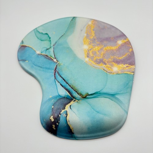 Ergonomic Mouse Pad with Wrist Rest Support - Pretty Marble - Picture 2 of 5