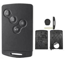 Case Card Key 4 Buttons for Captur, Clio 4, Koleos, Laguna 3, Megane 3