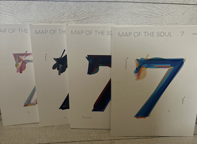 BTS Map of the Soul 7 Lot Versions 1 2 3 4 Photobooks V4 Missing