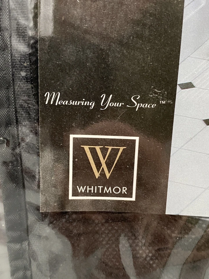 Vintage 1997 Whitmor Wardrobe Bag Ebony Crystal Collection 19x20x54 SEALED - Image 3 of 4