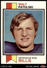 1973 Topps #293 Walt Patulski Bills RC Notre Dame 8 - NM/MT