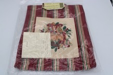 New Longaberger 2005 Holiday Stripe Tote Bag 23154166 Basket Holly