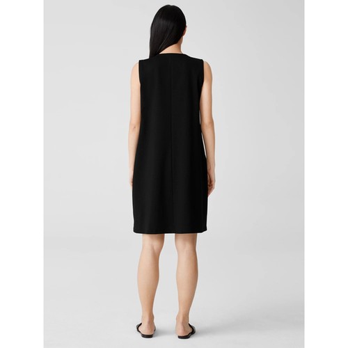 Abito Eileen Fisher a ponte con scollo spacco e zip davanti taglia XL - Foto 7 di 8