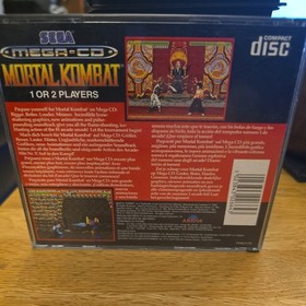 sega mega cd mortal kombat (pal) complete