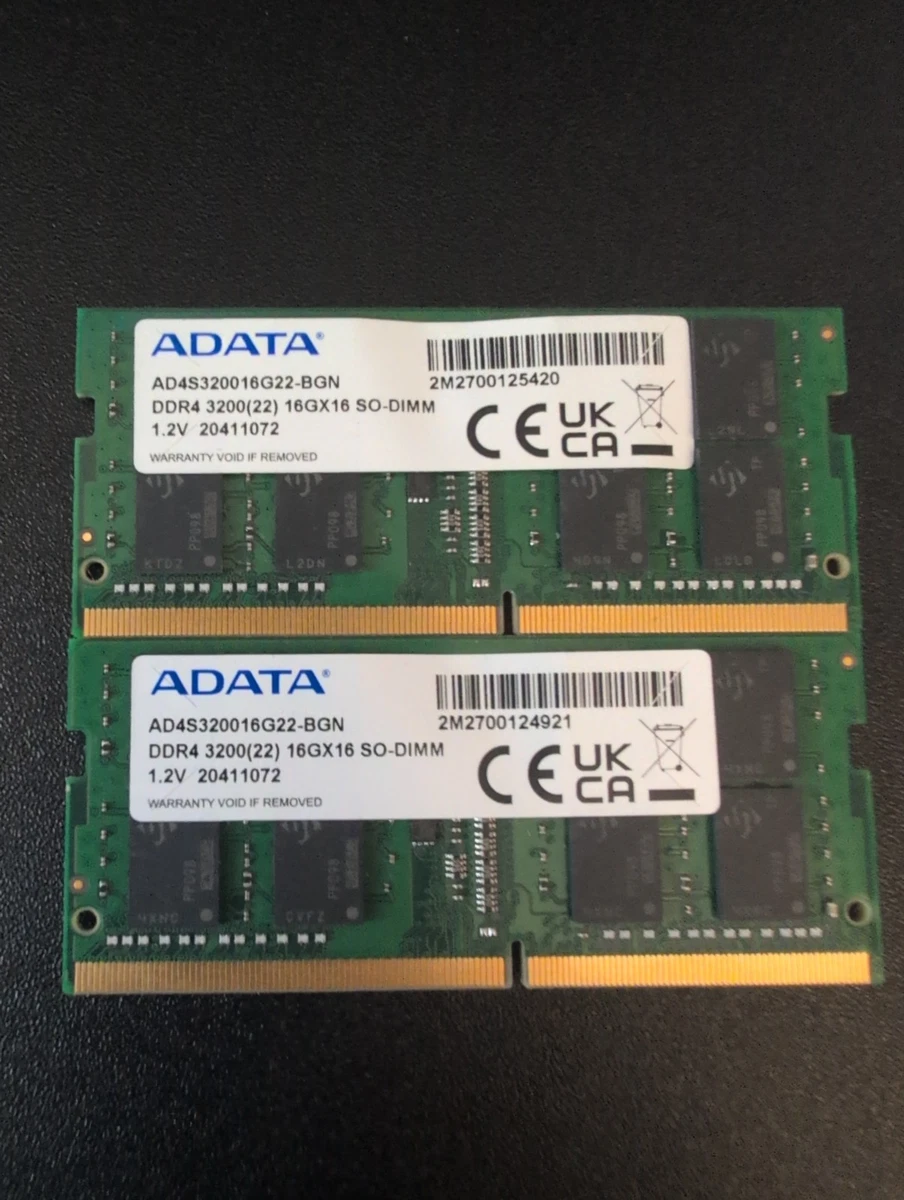 ADATA DDR4 SDRAM 16 GB Total Capacity Memory (RAM) for sale | eBay