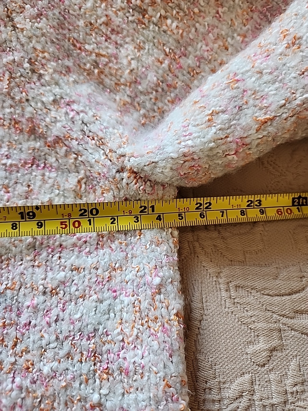 NWOT J. Crew Marled Sweater Lady's Jacket Blazer in Ice Pink Size Large  thumbnail 6