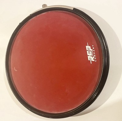 RCP Drum 14'' Active Snare Drum Practice Pad with Adjustable Snare, Red Head