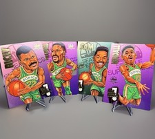 1993-94 Taco Time Gill, Cage, Pierce & Perkins Seattle Supersonics 3X5 NMT NBA
