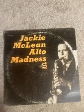 Jackie McLean – Alto Madness Vinyl LP MONO REISSUE 1965 VG+/VG