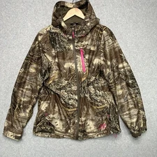 Realtree Womens Scent Control Jacket MAX-1 XT Pink Logo Camouflage Hunting