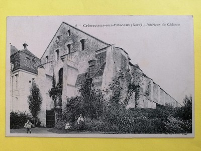 cpa SELTEN 59 - CREVECOEUR auf der Nordschelde Innenraum des SCHLOSSES
