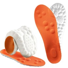 Roofo Steppers Insoles for Women Cloud US-Women-5-8-Orange, Yellow 