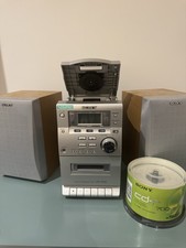 Sony CMT-EP30 Micro Hi-Fi Component System CD Player With Speakers + 50 CDs