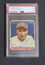 1933 Goudey - #56 Charlie Ruffing - PSA 1.5