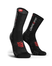 Compressport Racing Socks V3.0 Bike Compression Socks, Smart Black