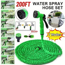 Expandable Magic Garden Hose 25FT with 7 Spray Gun Lightweight Water Pipe