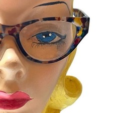 Betsey Johnson 2.00 Reading Glasses Readers Multicolor Tortoise Cat Eye