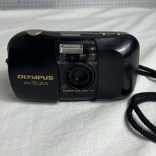 Olympus Infinity Stylus 35mm Point  Shoot Film Camera READ MISSING LENS