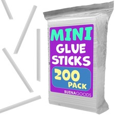 200 Pack Mini Hot Glue Sticks for Mini Hot Glue Guns - 4" x 0.27" - Bond and ... 0.11 per gallon
