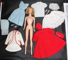 Vintage Barbie Midge Doll #860 and some Barbie tagged clothes with accessories