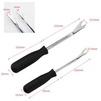 2PCS TüRverkleidung Ausbau Werkzeug Satz & Innenleisten Clip Entferner 6779