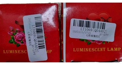 LED Leuchtlampe idealer Strumpffüller Weihnachten zwei gute Wärme Fensterbank