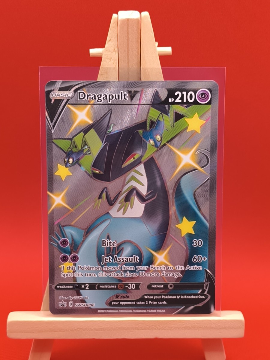 Dragapult V SWSH096 Shining Fates Ultra Rare Full Art Promo Dragapult V SWSH096 Shining Fates Ultra Rare Full Art Promo